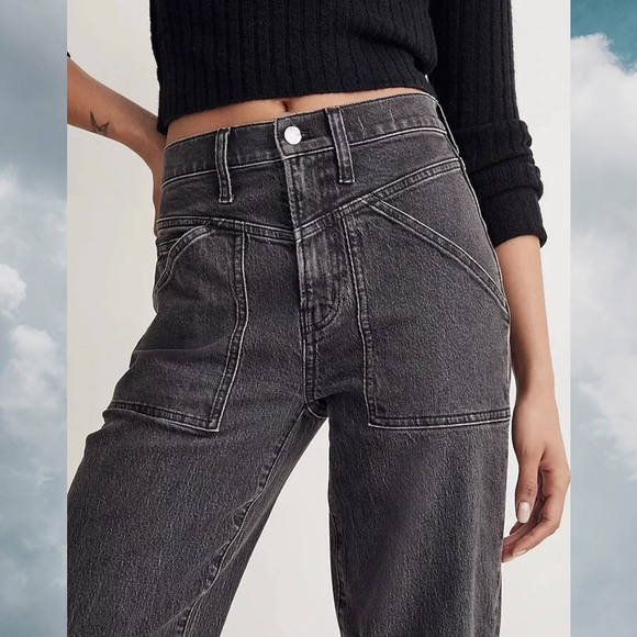 Madewell The Perfect Vintage Wide Leg Jean Size 25 - Picture 5 of 16